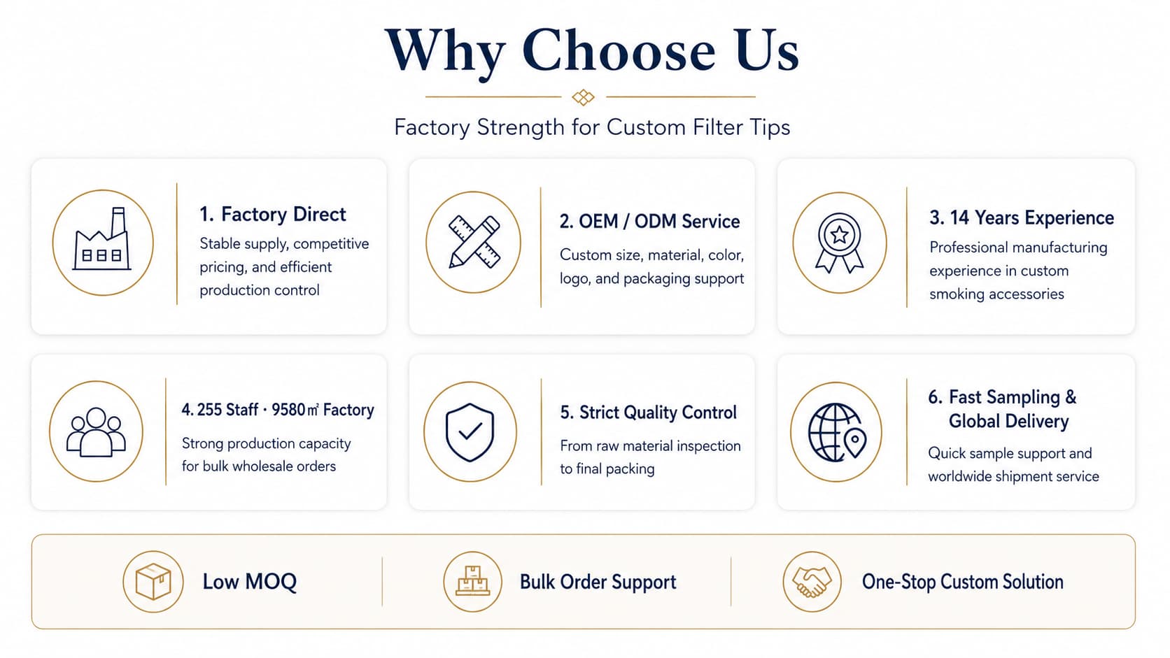 unbleached paper filter tips china factory